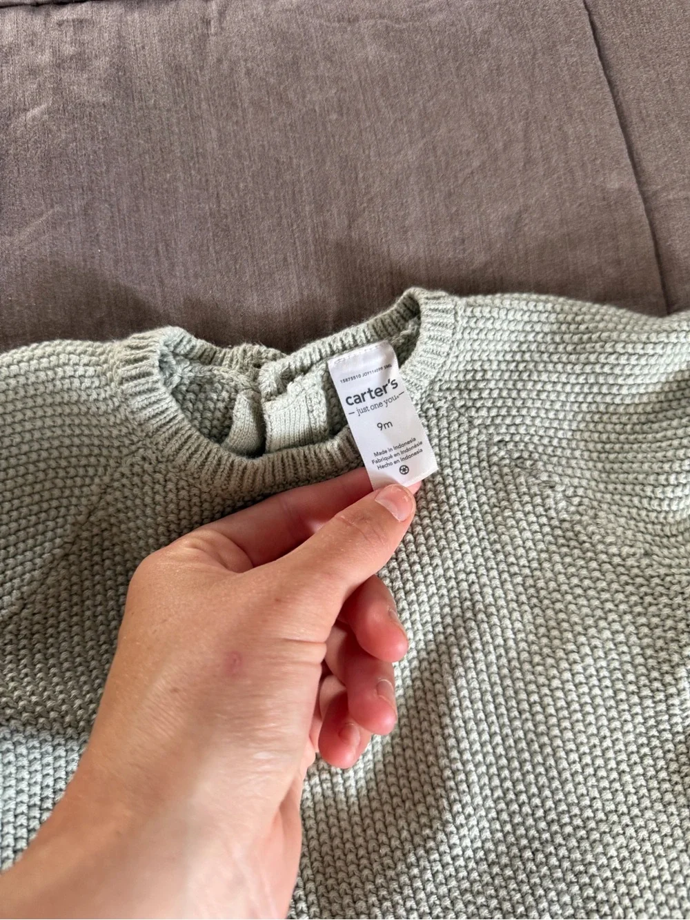 CARTERS KNIT JUMPSUIT